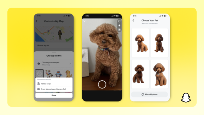 Snapchat Introduces AI Bitmoji Of Your Pet As Paid Perk - Ravzgadget